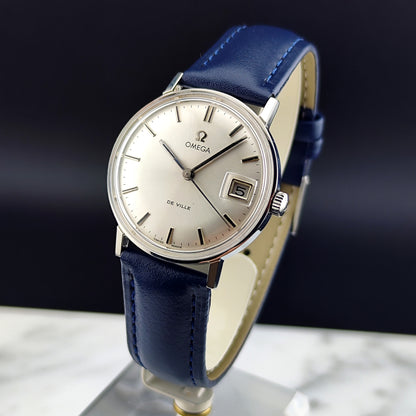 OMEGA De Ville Date Silver Dial Serviced 12/2025 [REF. 136.019]