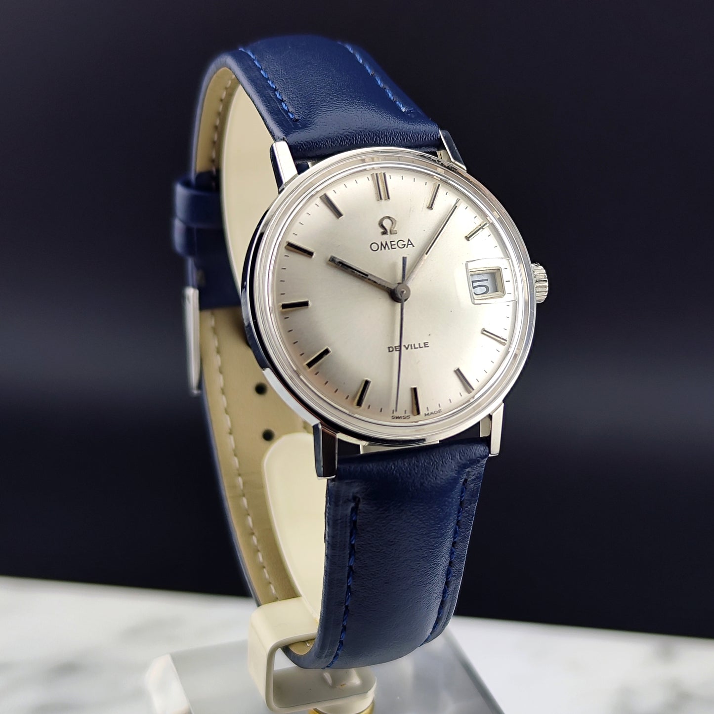 OMEGA De Ville Date Silver Dial Serviced 12/2025 [REF. 136.019]