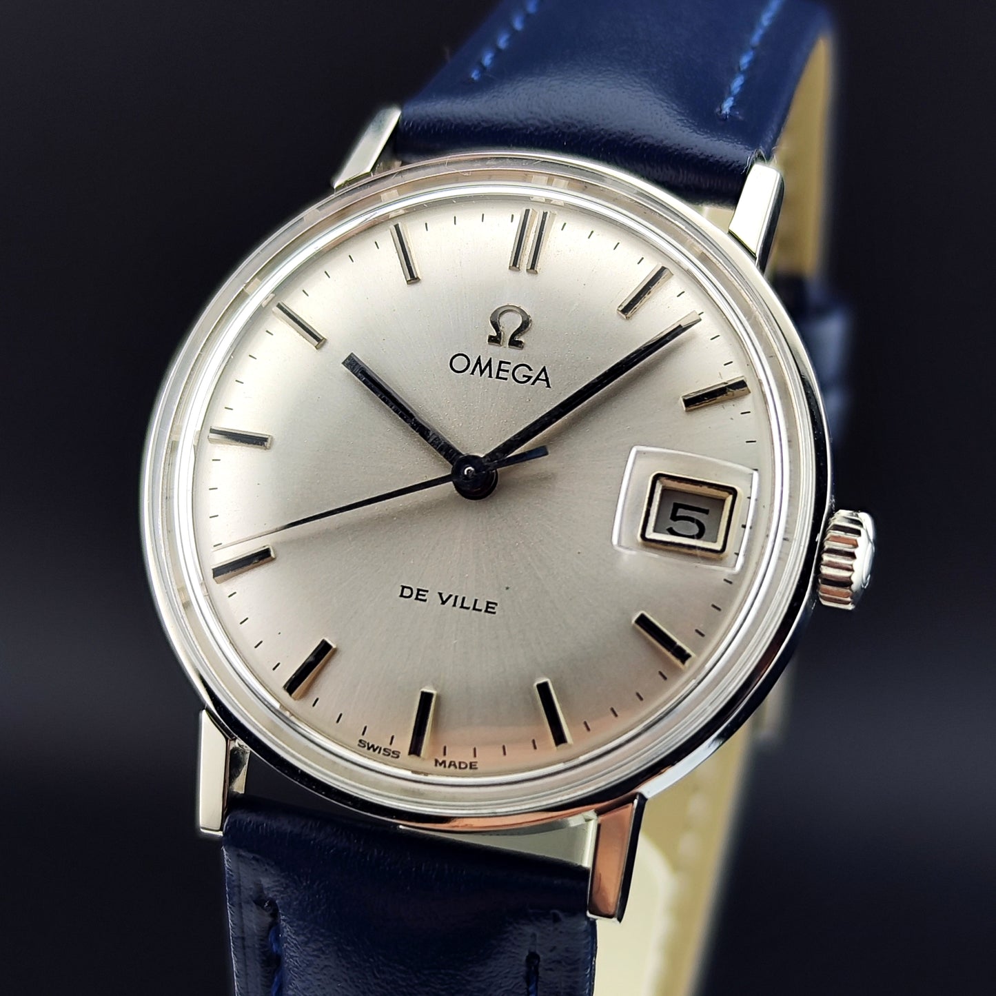 OMEGA De Ville Date Silver Dial Serviced 12/2025 [REF. 136.019]