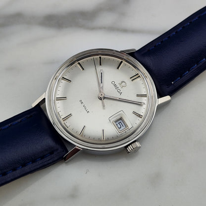 OMEGA De Ville Date Silver Dial Serviced 12/2025 [REF. 136.019]