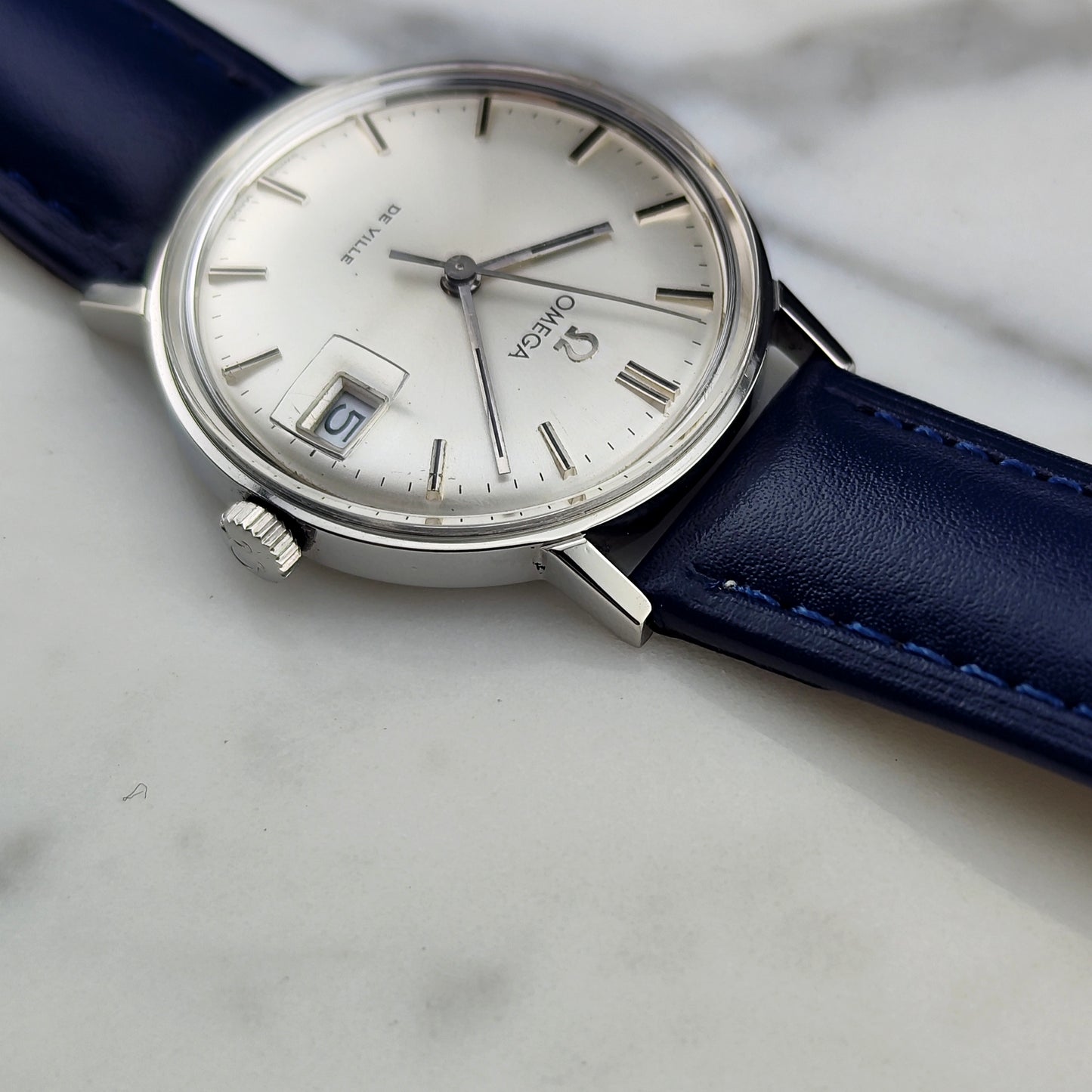 OMEGA De Ville Date Silver Dial Serviced 12/2025 [REF. 136.019]