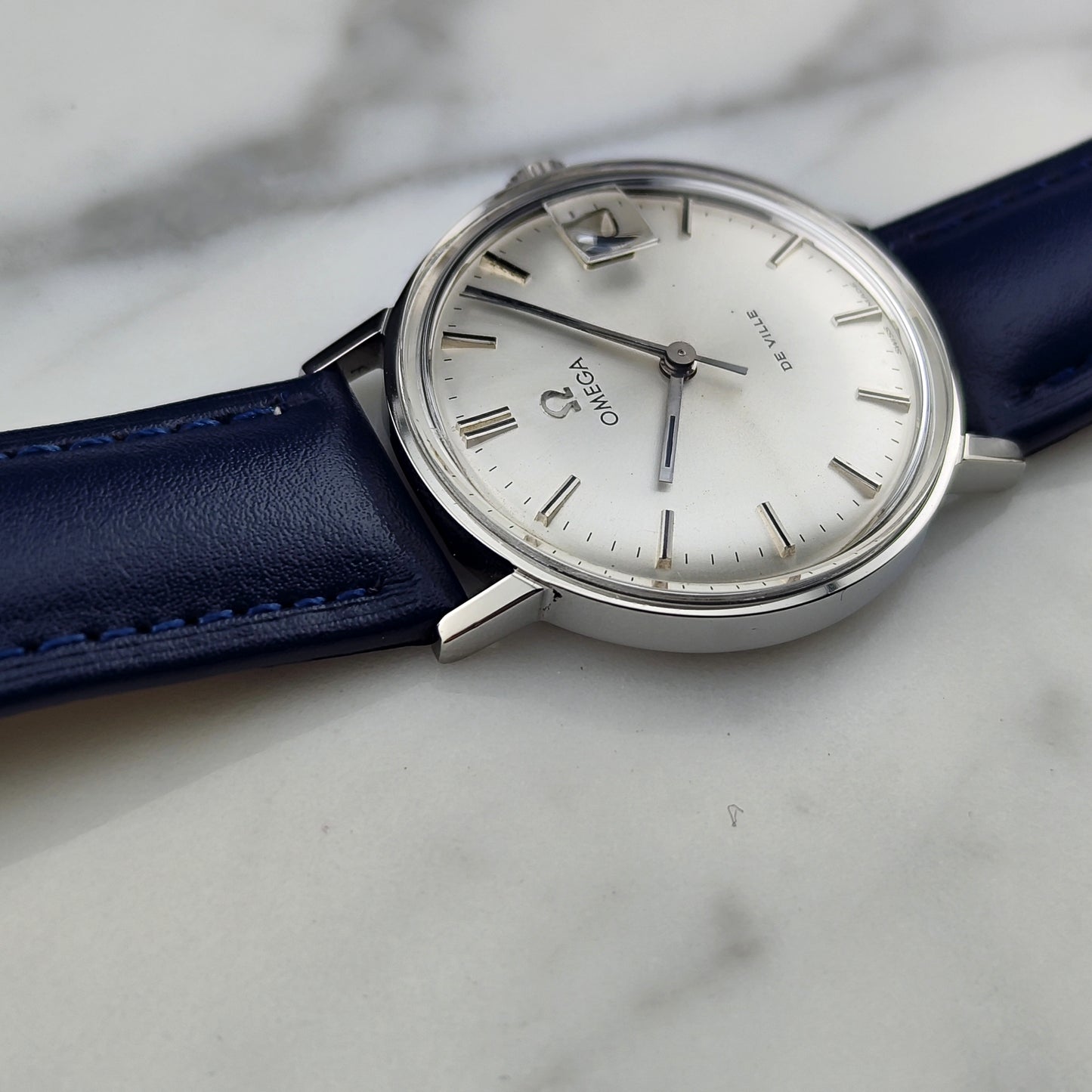 OMEGA De Ville Date Silver Dial Serviced 12/2025 [REF. 136.019]