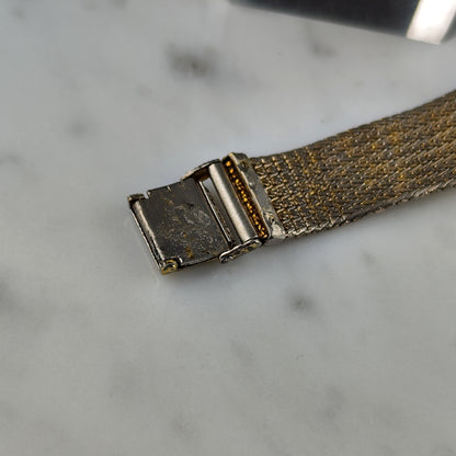 OMEGA De Ville Gold Milanese Super Rare 1982 Defective [REF. 39108270]