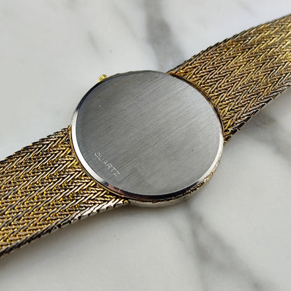 OMEGA De Ville Gold Milanese Super Rare 1982 Defective [REF. 39108270]