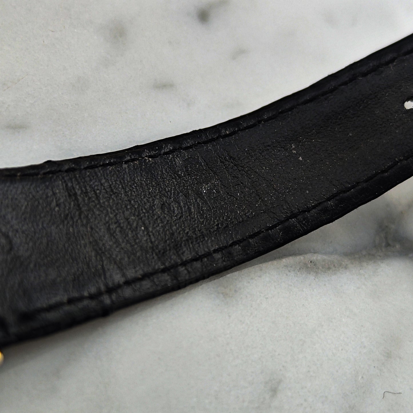 OMEGA De Ville Gold Date Quartz Mint+ with Original Box [REF. 196.0312]