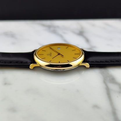 OMEGA De Ville Gold Rare Tapestry Dial [REF. 196.0312]