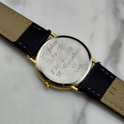 OMEGA De Ville Gold Rare Tapestry Dial [REF. 196.0312]