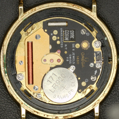OMEGA De Ville Gold Rare Tapestry Dial [REF. 1960.312]