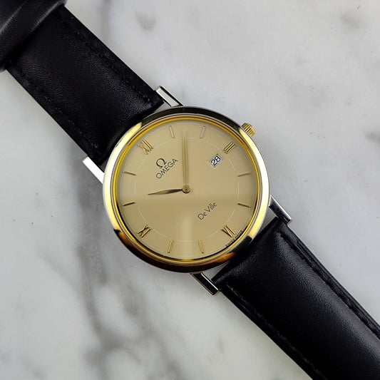 OMEGA De Ville Gold Steel Two-Tone Mint+ 1993 [REF. 196.2379]
