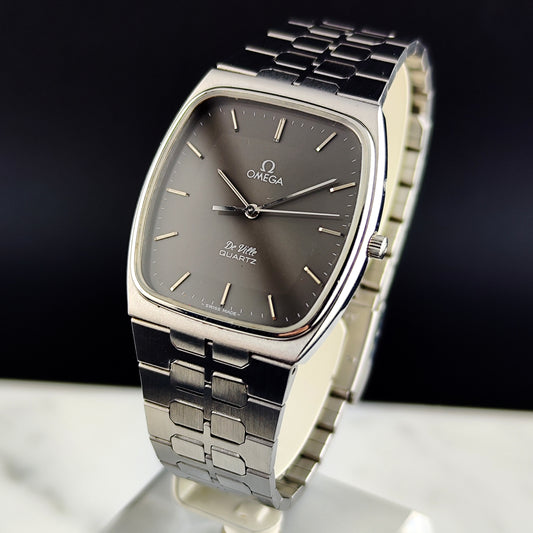 OMEGA De Ville Quartz Grey Dial Super Rare 1979 [REF. 191.0089]