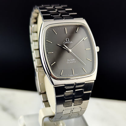 OMEGA De Ville Quartz Grey Dial Super Rare 1979 [REF. 191.0089]