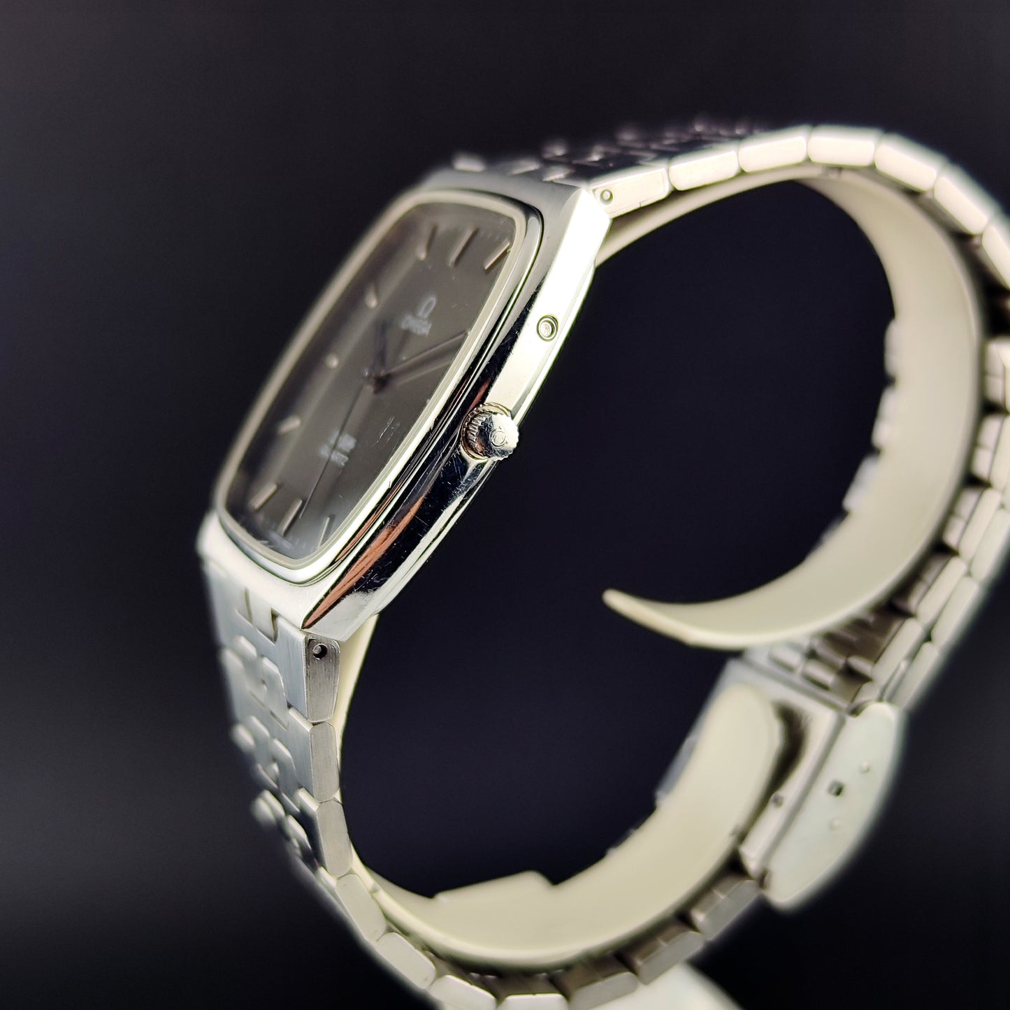 OMEGA De Ville Quartz Grey Dial Super Rare 1979 [REF. 191.0089]