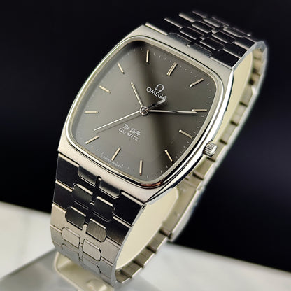 OMEGA De Ville Quartz Grey Dial Super Rare 1979 [REF. 191.0089]