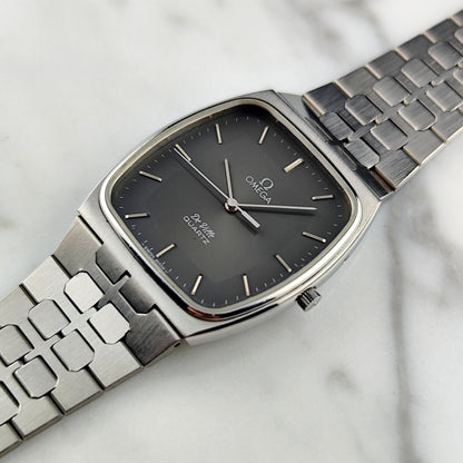 OMEGA De Ville Quartz Grey Dial Super Rare 1979 [REF. 191.0089]