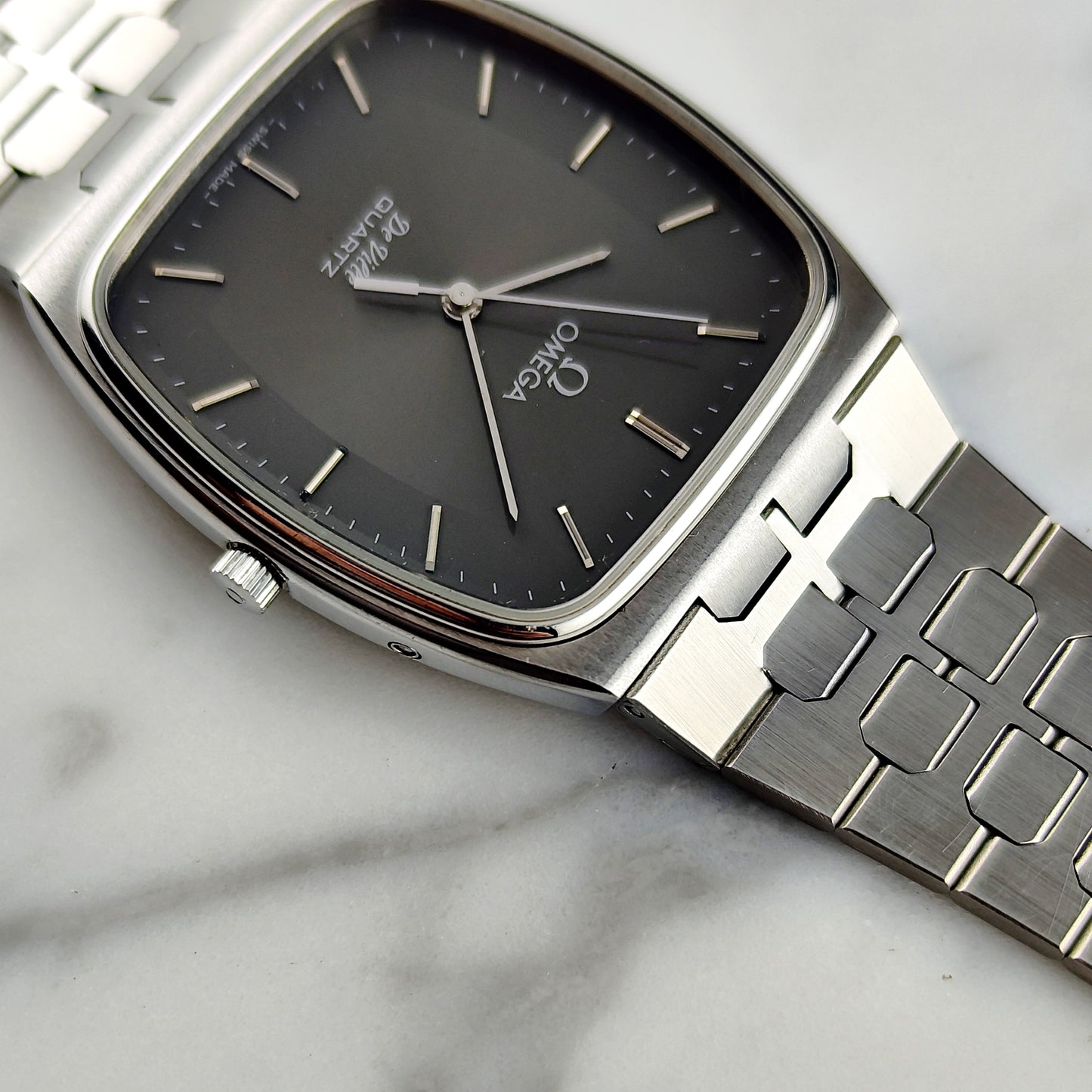 OMEGA De Ville Quartz Grey Dial Super Rare 1979 [REF. 191.0089]