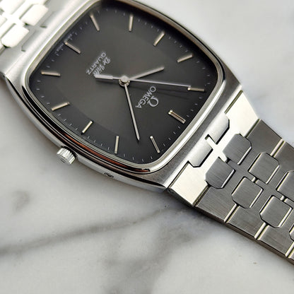 OMEGA De Ville Quartz Grey Dial Super Rare 1979 [REF. 191.0089]