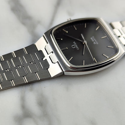OMEGA De Ville Quartz Grey Dial Super Rare 1979 [REF. 191.0089]