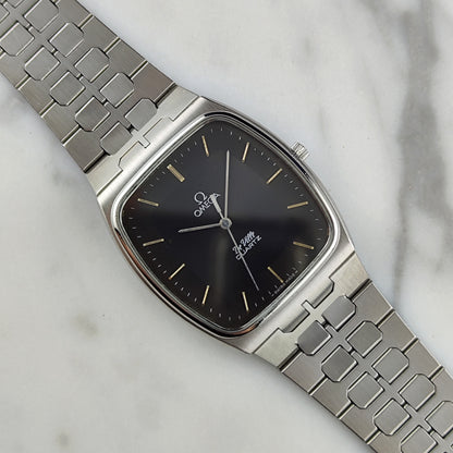 OMEGA De Ville Quartz Grey Dial Super Rare 1980 [REF. 191.0089]