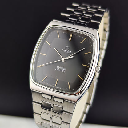 OMEGA De Ville Quartz Grey Dial Super Rare 1980 [REF. 191.0089]