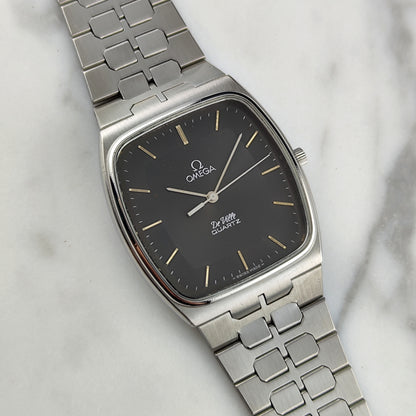 OMEGA De Ville Quartz Grey Dial Super Rare 1980 [REF. 191.0089]