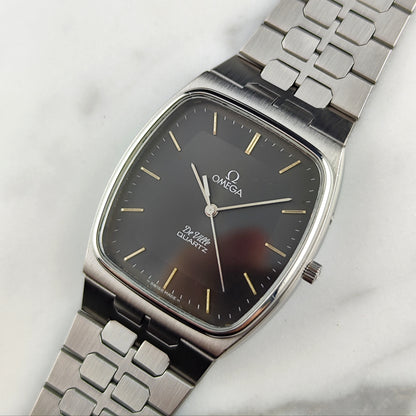 OMEGA De Ville Quartz Grey Dial Super Rare 1980 [REF. 191.0089]