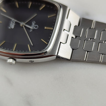OMEGA De Ville Quartz Grey Dial Super Rare 1980 [REF. 191.0089]