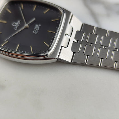 OMEGA De Ville Quartz Grey Dial Super Rare 1980 [REF. 191.0089]