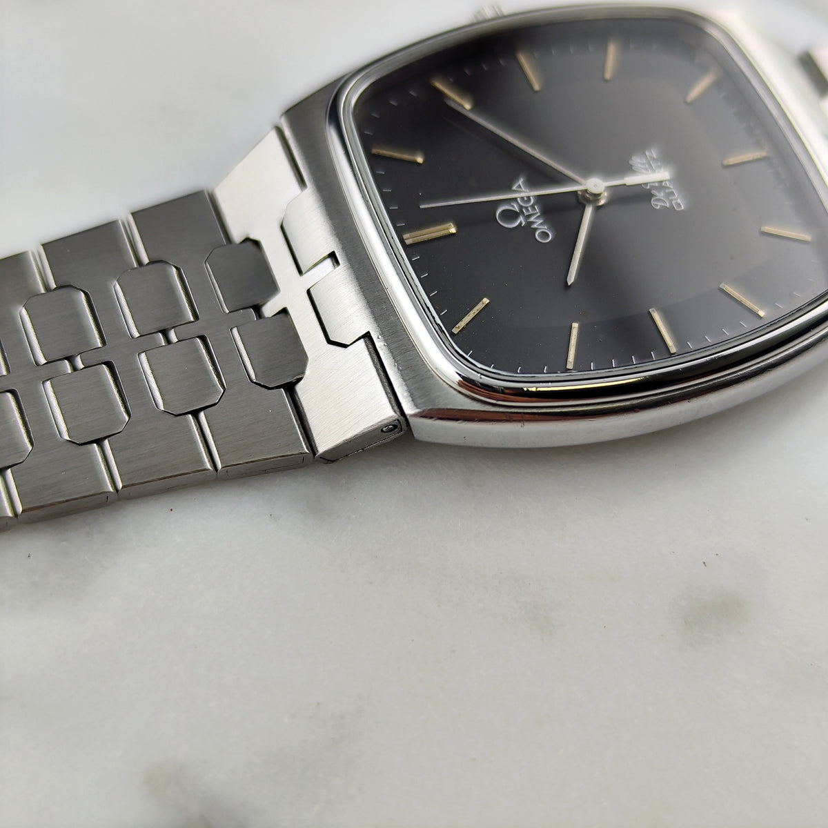 OMEGA De Ville Quartz Grey Dial Super Rare 1980 [REF. 191.0089]