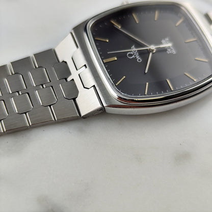 OMEGA De Ville Quartz Grey Dial Super Rare 1980 [REF. 191.0089]