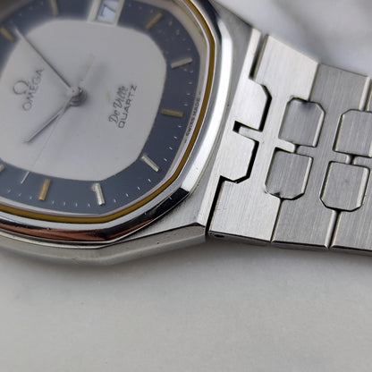 Omega De Ville Quartz Silver Dial Blue Ring 1979 – Bild 15