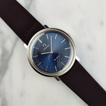 Omega De Ville Blue Dial 1975 Serviced 08/2026 [REF. 111.077]