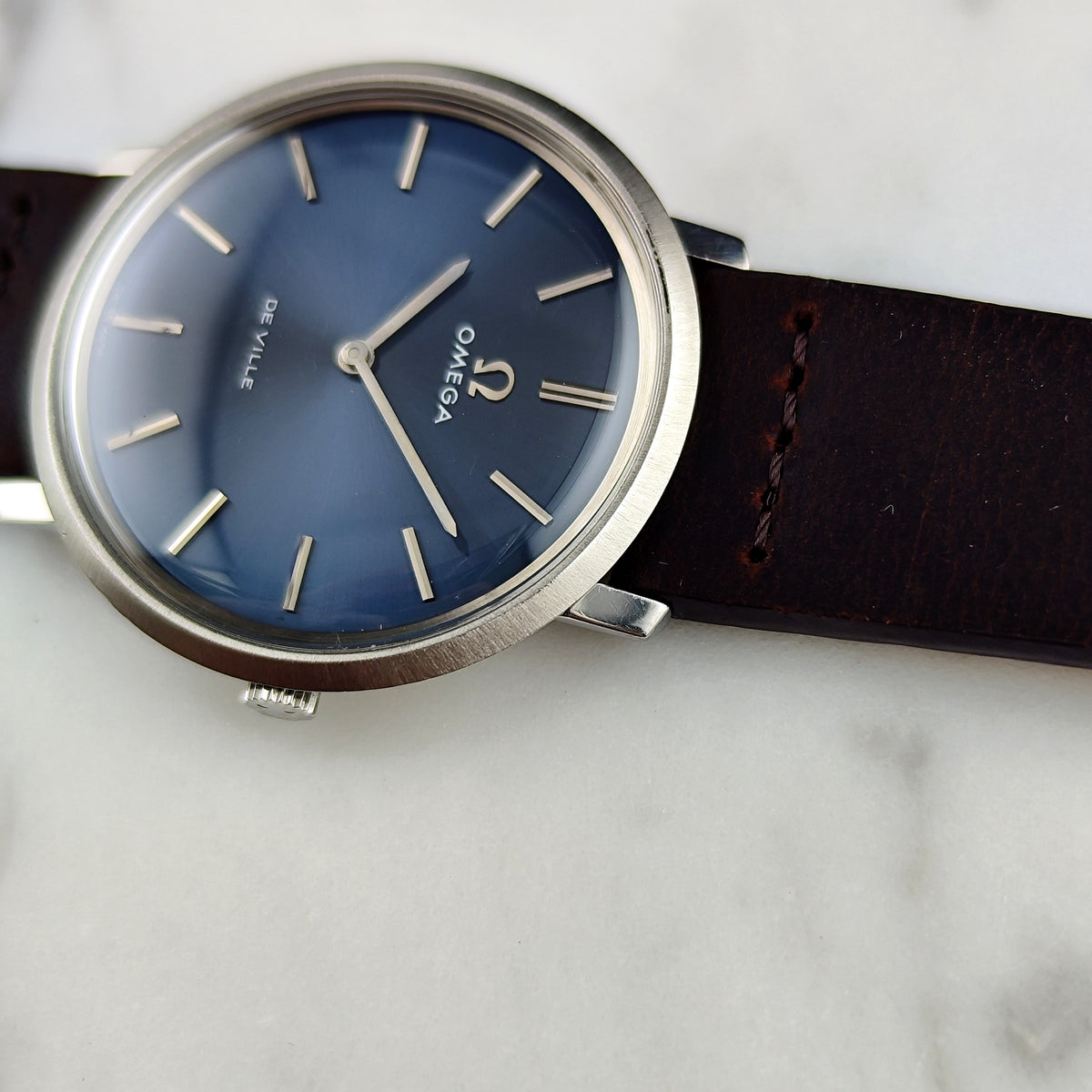 Omega De Ville Blue Dial 1975 Serviced 08/2026 [REF. 111.077]