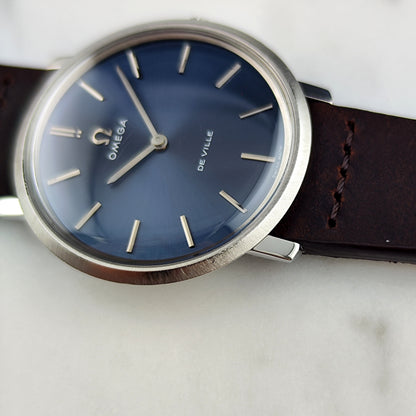 Omega De Ville Blue Dial 1975 Serviced 08/2026 [REF. 111.077]