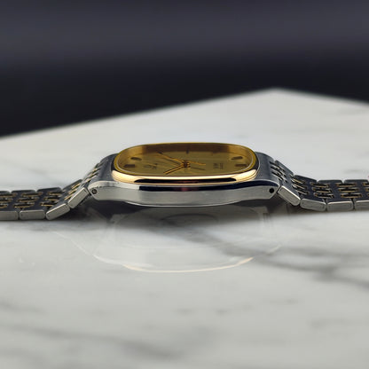 OMEGA De Ville Super Rare Dial Two-Tone with Box [REF. 195.0016]