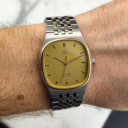 OMEGA De Ville Super Rare Dial Two-Tone with Box [REF. 195.0016]
