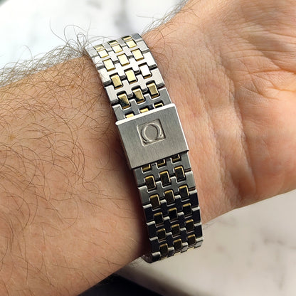 OMEGA De Ville Super Rare Dial Two-Tone with Box [REF. 195.0016]