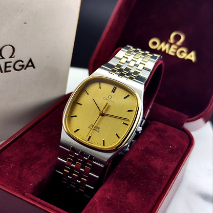 OMEGA De Ville Super Rare Dial Two-Tone with Box [REF. 195.0016]