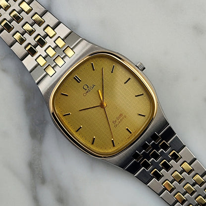 OMEGA De Ville Super Rare Dial Two-Tone with Box [REF. 195.0016]