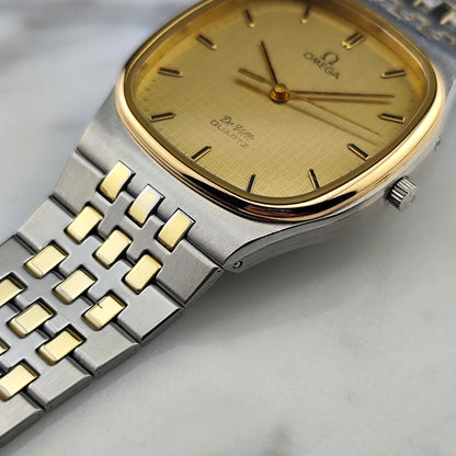 OMEGA De Ville Super Rare Dial Two-Tone with Box [REF. 195.0016]
