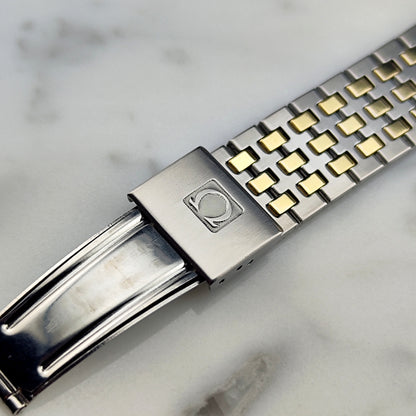 OMEGA De Ville Super Rare Dial Two-Tone with Box [REF. 195.0016]