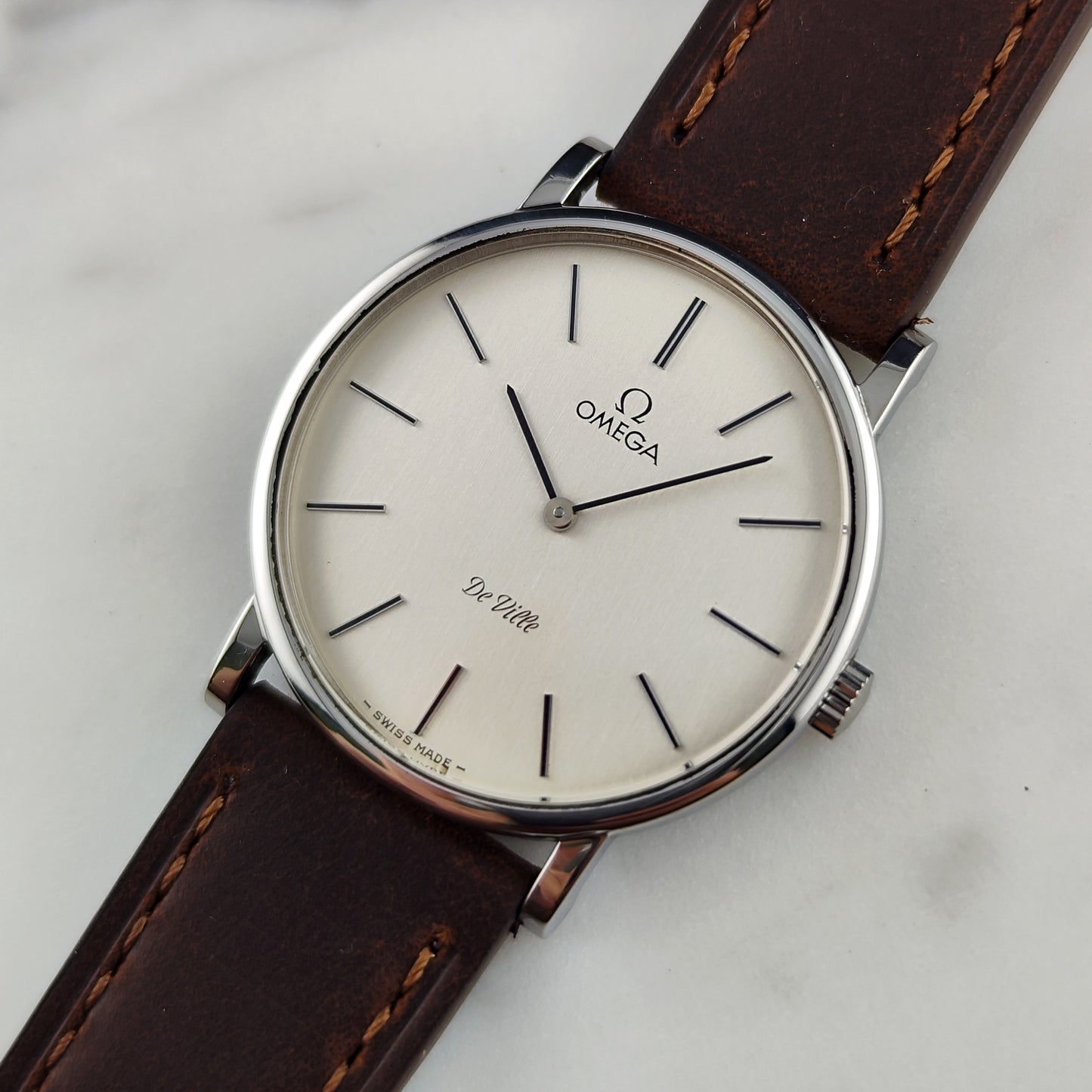 Omega De Ville White Dial 1979 Serviced 08/2026 [REF. 111.0140]