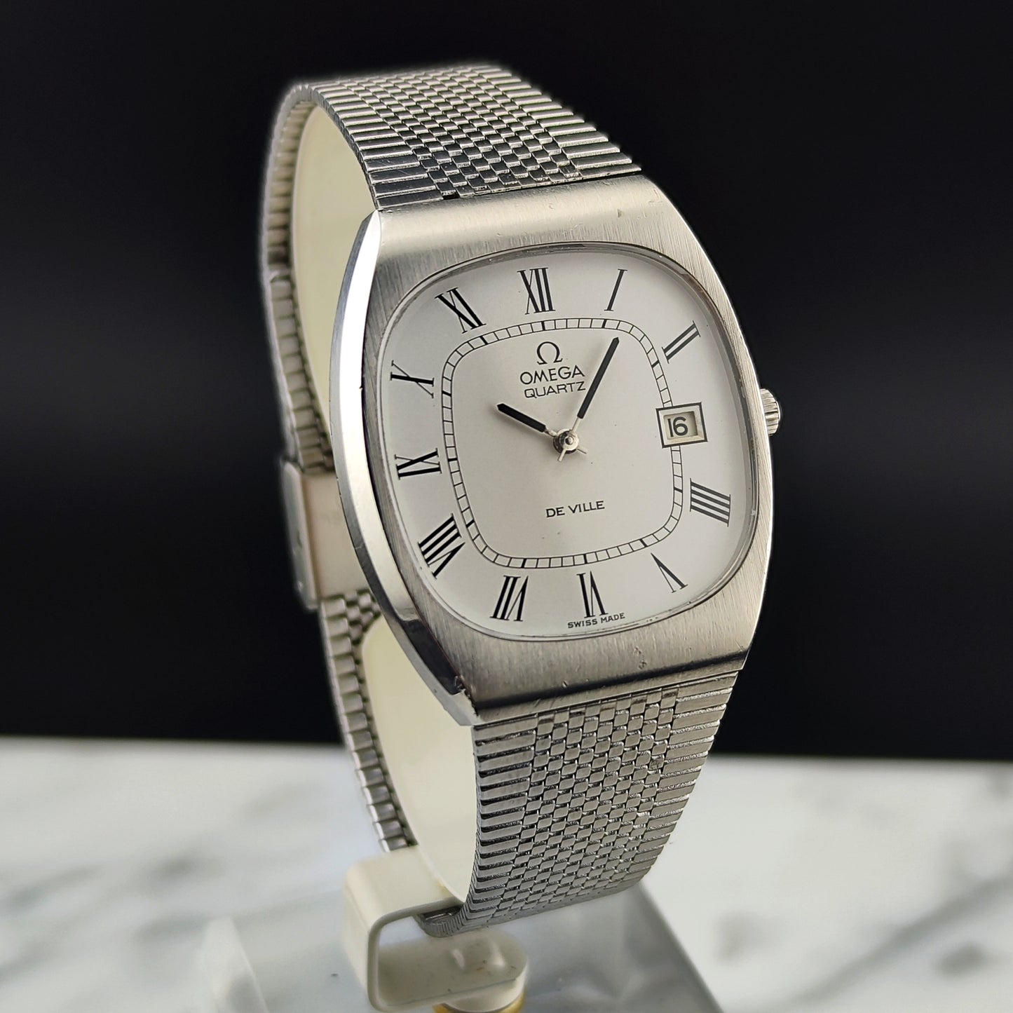 OMEGA De Ville White Roman Dial Quartz 1976 [REF. 192.0029]