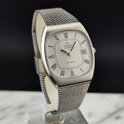 OMEGA De Ville White Roman Dial Quartz 1976 [REF. 192.0029]