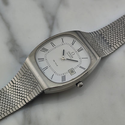 OMEGA De Ville White Roman Dial Quartz 1976 [REF. 192.0029]