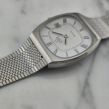 OMEGA De Ville White Roman Dial Quartz 1976 [REF. 192.0029]