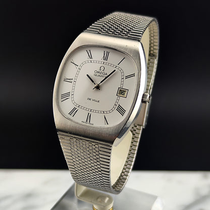 OMEGA De Ville White Roman Dial Quartz 1976 [REF. 192.0029]
