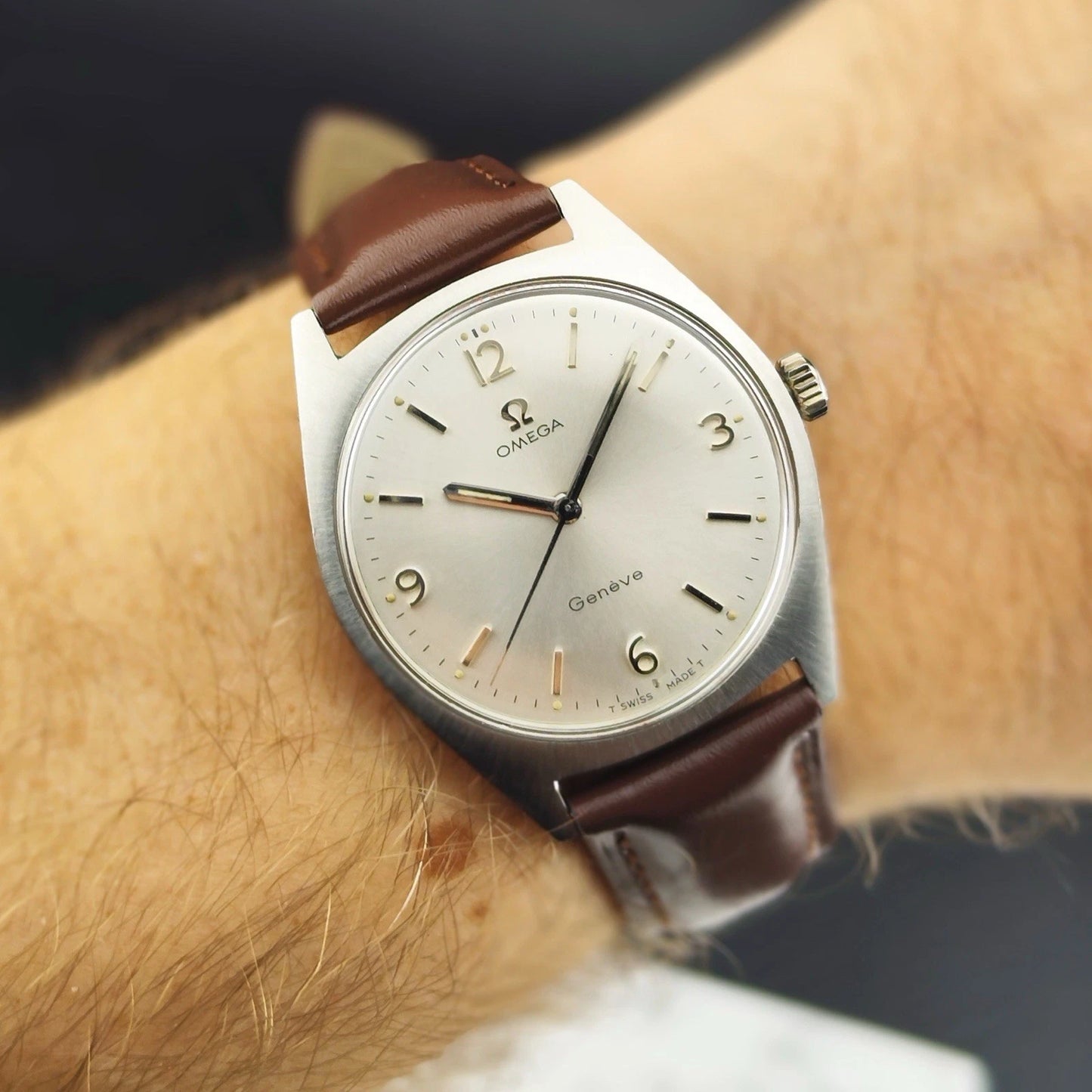 OMEGA Genéve Numbers Dial Mint Condition [REF. 135.041]