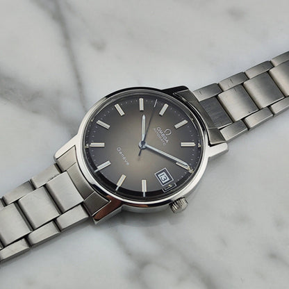 OMEGA Genève Automatic Steel Bracelet Super Rare Brown Dial [REF. 166.0163]