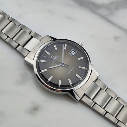 OMEGA Genève Automatic Steel Bracelet Super Rare Brown Dial [REF. 166.0163]