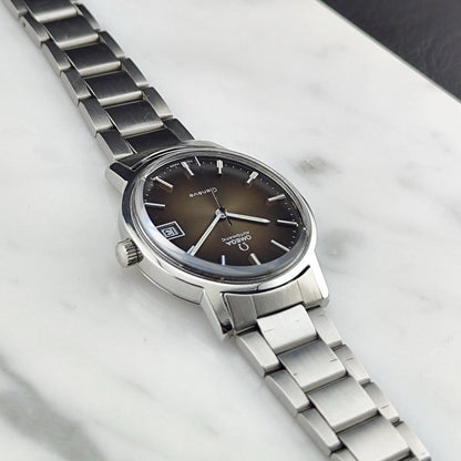 OMEGA Genève Automatic Steel Bracelet Super Rare Brown Dial [REF. 166.0163]
